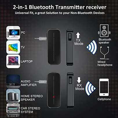 wireless bluetooth aux adapter for car interior image 2