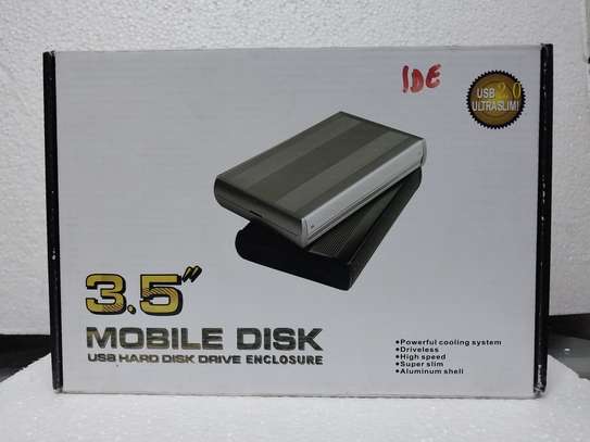 3.5 INCH IDE Hard Disk Drive Box External USB Enclosure CASE image 2