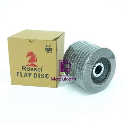 10PCS 4½ inch 115mm Flap Disc Aluminium Oxide Grit 80 image 2