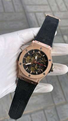Hublot classic fusion collection with leather straps image 1