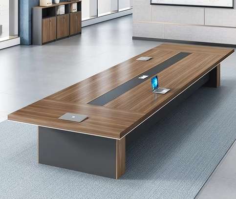 Office Table :  14 Chair Office Boardroom Table Setup image 8
