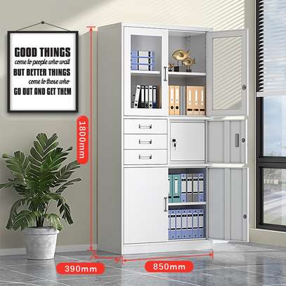 Metal Office Storage Cabinet With Drawers image 4