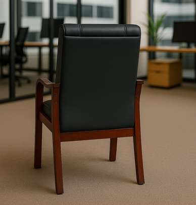 Office Chair: High-Back Padded Office Seat image 4