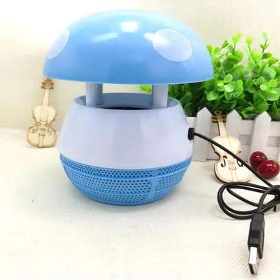 LED Mosquito Killing Lamp Mushroom Design Mosquito Repeller Electric Mosquito dispeller with USB blue 2.5W image 2