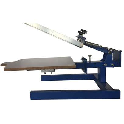 1 color 1 station screen printing machine. image 1