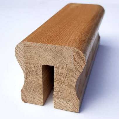 Handrails -mahogany for stairs and wall mountings image 2