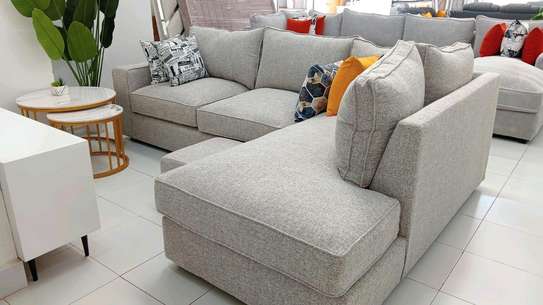 L-Shaped 6-Seater Sofa – Modern & Spacious image 1