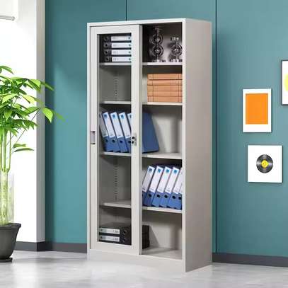 Glass Door Office Storage Cabinet image 5