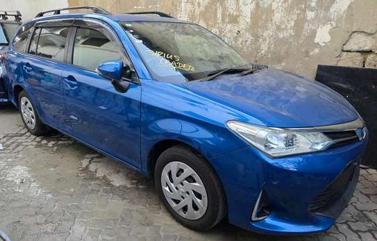 Toyota Fielder normal blue 2018 image 1