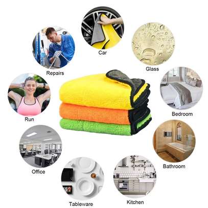 Super Absorbent Microfiber Cleaning Wiping Towel Cloth image 6