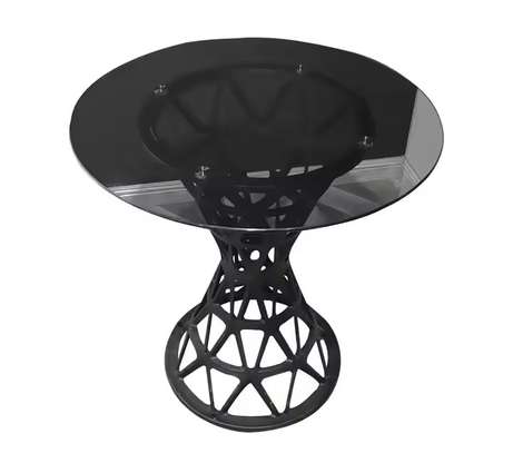 Round Glass Office Coffee Table image 5