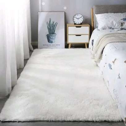 Fluffy bedside carpets image 1