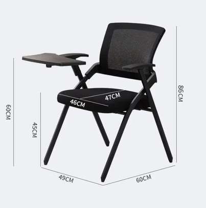 Office Chair: Foldable Student Study Stackable Chair image 2