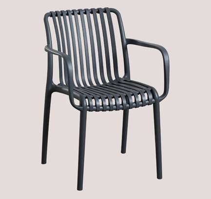 Office Chair : Modern Outdoor Dining Plastic Chair image 6
