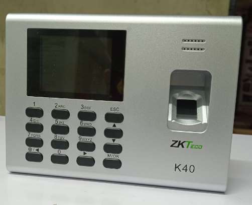 ZKTeco K40 Pro Fingerprint Time Attendance System. image 1