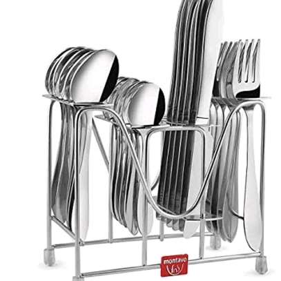 24pc stainless  steel cutlery set image 1