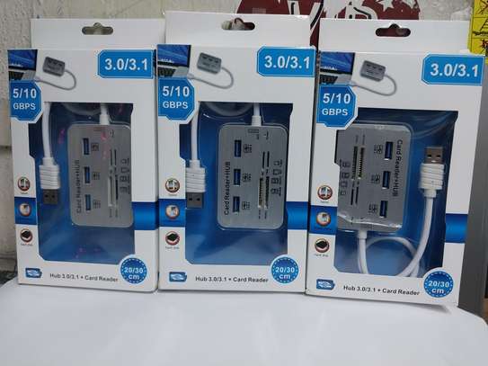 7 in 1 USB 3.0 3.1 and 3 Ports USB Hub Combo MS/ M2/ SD/TF image 3