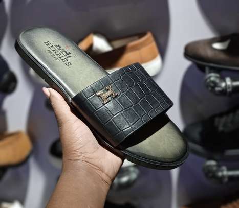 Legitimate geniune leather unisex designer sandals image 12