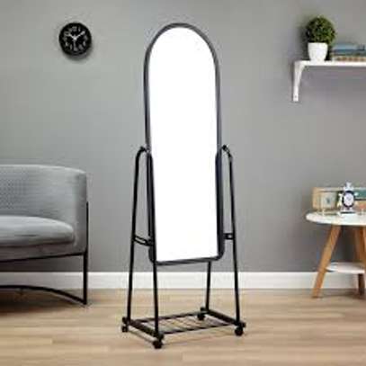 Black Metal Framed Home Dressing Mirror image 7