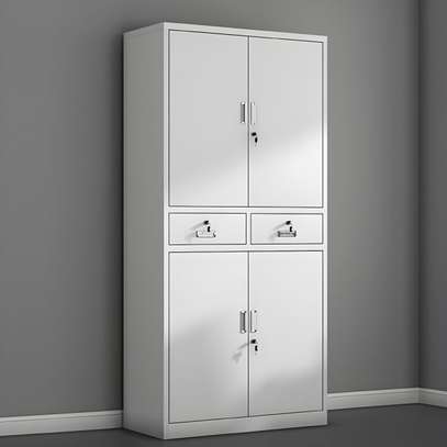 Office Cabinet: 4-Door Lockable Storage Cabinet image 4