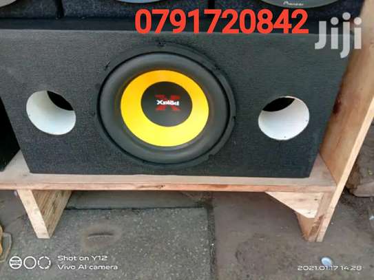 Xplod 12/1000W bass speaker with double magnet and cabinet image 1