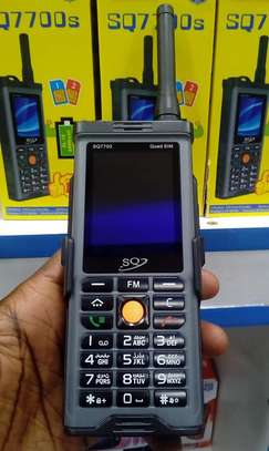 SQ 7700-Walkie Talkie Telephone Quad SIM (2 SIM Card Slots) with 10000mAh Battery image 1