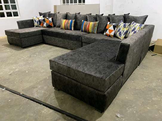 U shaped sofa image 1