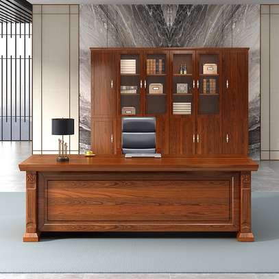 Office Desk: 2.2m Office Desk With Horizontal Cabinet image 4