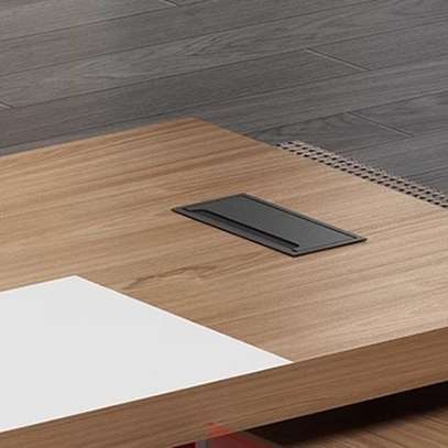 Office Desks: Office Desk With Exterior Storage Unit image 4