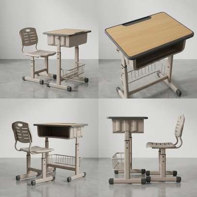 Adjustable Height Kid's Desk and Chair image 11