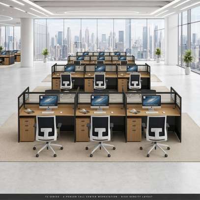 Office Workstation;6-Way Office Workstation In Nyamarambe image 4