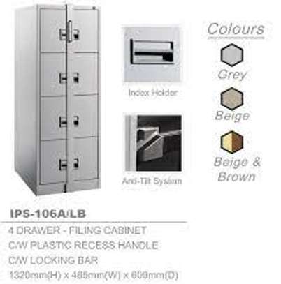 4 Drawer Steel Imported Filling Cabinet image 4