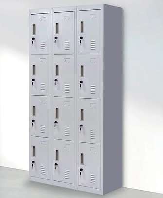 OFFICE CABINET:12 Loker Shoe Storage Office Cabinet image 2