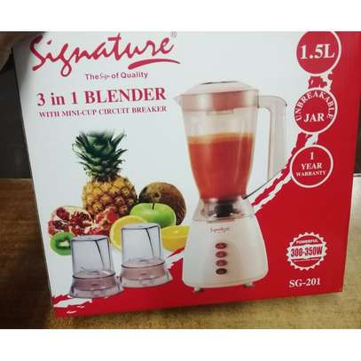 Signature Blender 3 In 1 With Grinder - 1.5 Litres - Classic image 1