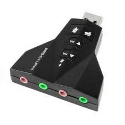 USB sound card adapter 4 port image 3
