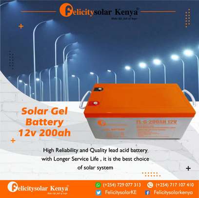 200ah 12v Solar Gel Battery image 1