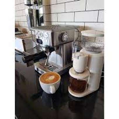 Coffee Machine With Grinder Cappuccino Espresso Latte image 2