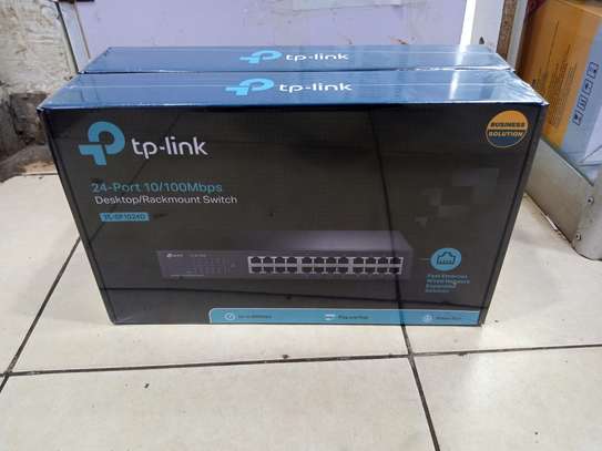 TP-LINK 13" Rackmountable 24-port 10 100mbps Switch, 4.8gbps image 2