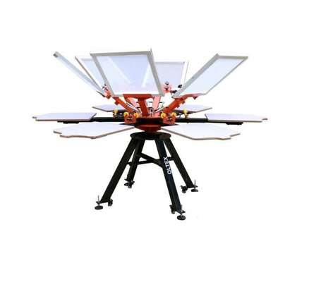 Screen Printing Machine,6 Color 6 Station Silk image 1