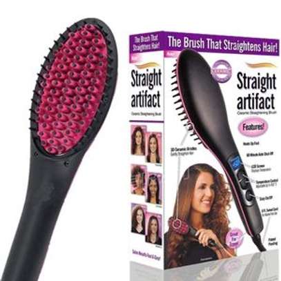 Straight Artifact Electric Hair Straightener Hot Comb Brush image 2