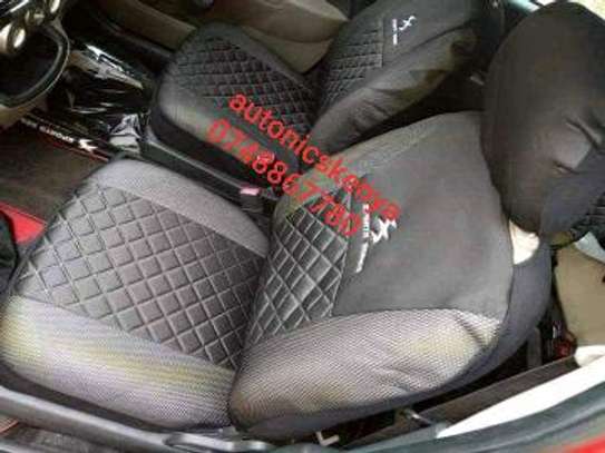 5 Seater Full Set Fabric (Cotton & Polyester)Car Seat Covers image 4