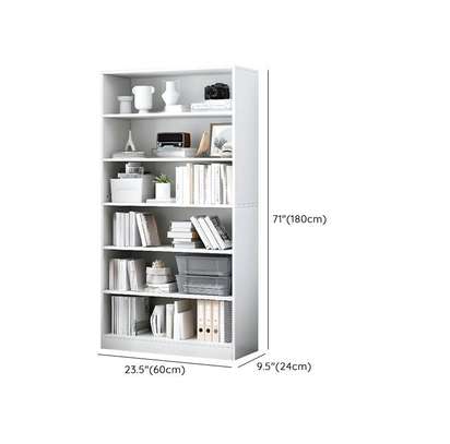 Durable 5-Tier Modern Wooden Home Office Bookshelf image 2