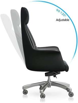 Office Chair; High Back Leather Executive Chair image 2