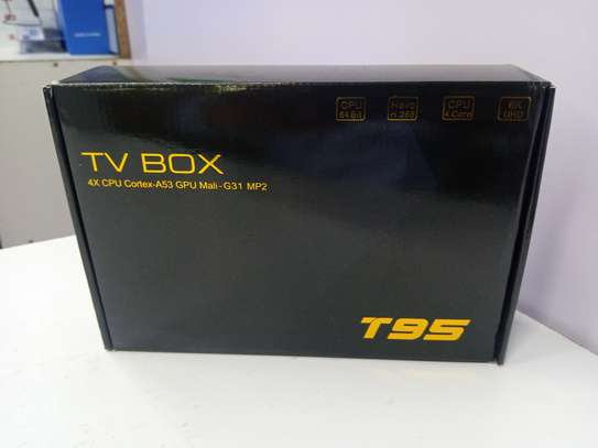 TV Box,Android TV Box 10.0 4GB RAM 64GB ROM, T95 Android TV image 1