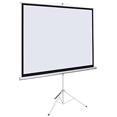 96*96 tripod projection screen  for hire image 1