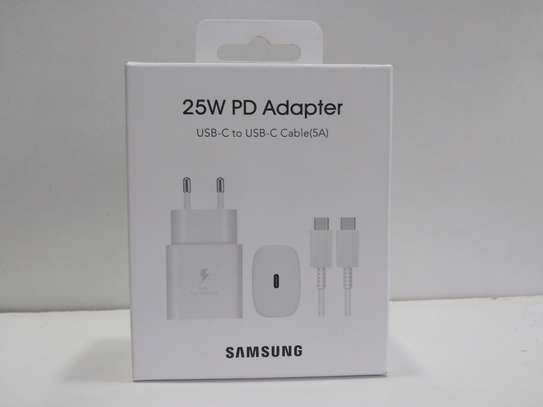 Samsung 25W Adapter with USB Type-C to Type-C Cable image 2