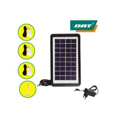 Dat Portable, Home Use Solar Panel System With MP3 And Radio Solar Power System With Bulbs image 2
