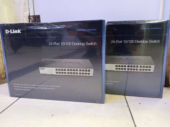 SWITCH 24 PORTS D-LINK 10/100/1000mbps image 1