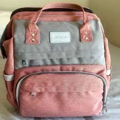 Baby Diaper Bag Backpack with Changing Station image 3