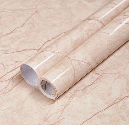 light brown and white marble top contact paper image 1